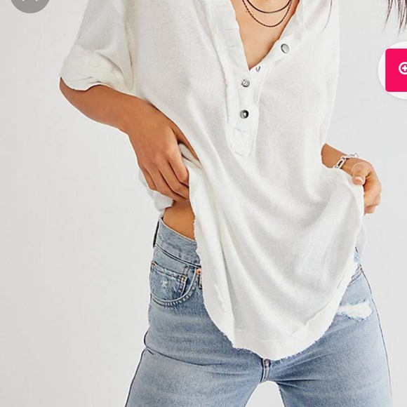 Tops - Hot cotton white linen blouse